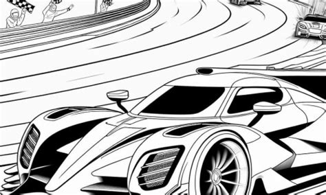 Coloriage Facile D Une Voiture De Course T L Charger Ou Imprimer