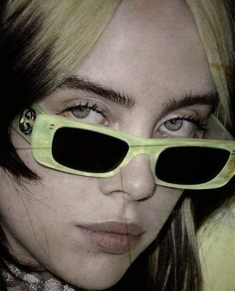 Pin By Anyle Zamudio On Billie Eilish Square Sunglass Sunglasses