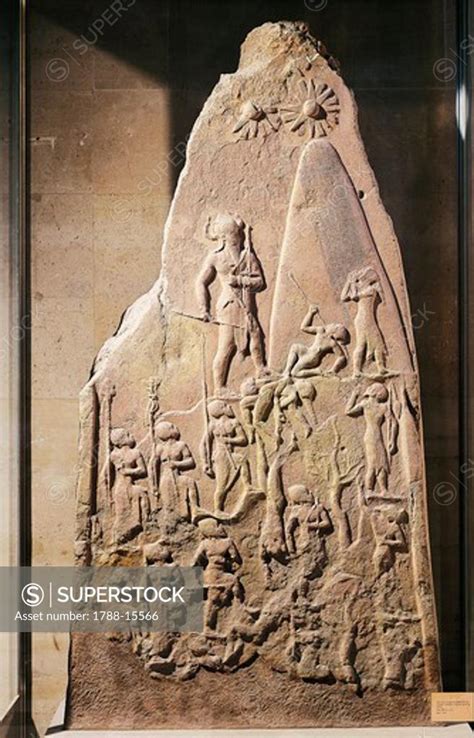 Victory Stele Of Naram Sin King Of Akkad From Shush Ancient Susa