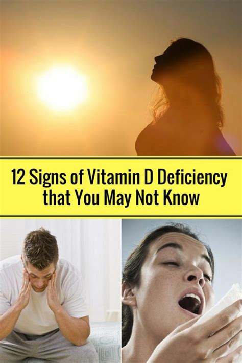 12 Signs Of Vitamin D Deficiency That You May Not Know Home And