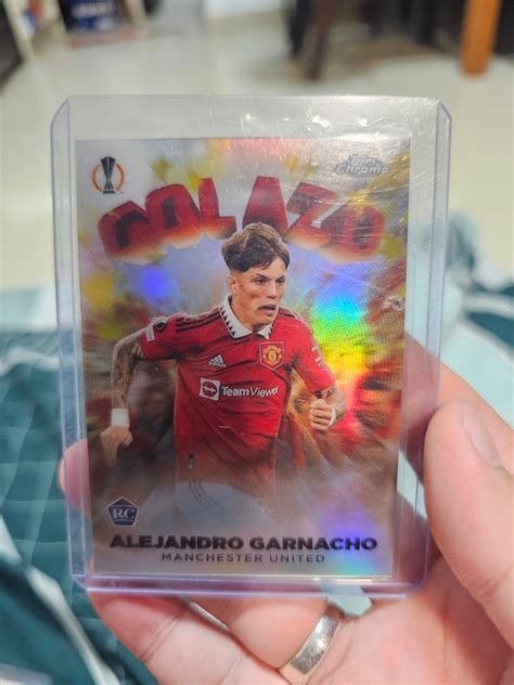 Topps Chrome Manchester United Insert Alejandro Garnacho Golazo