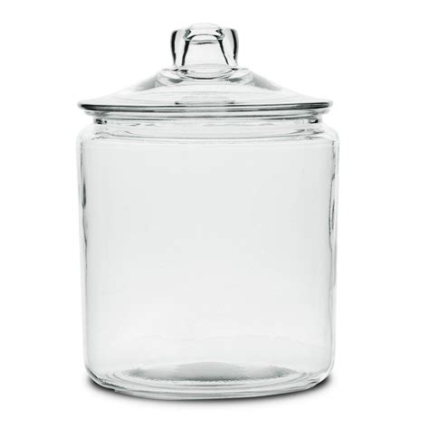 Choice 1 Gallon Glass Jar With Glass Lid Glass Food Storage Jars