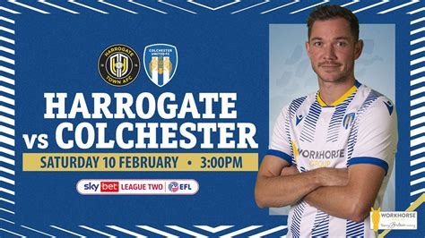 Tickets Harrogate Town A News Colchester United