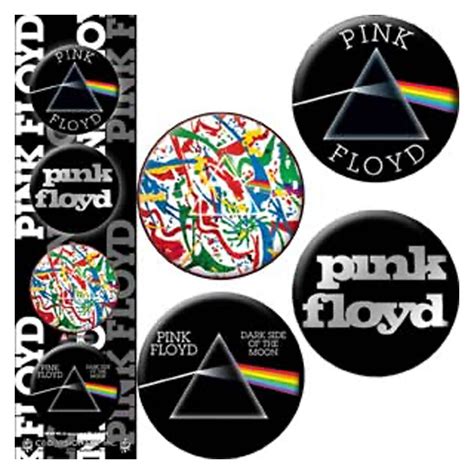 Pink Floyd Logo 4 Pack 1 25 Button Set Shop The Pink Floyd Official