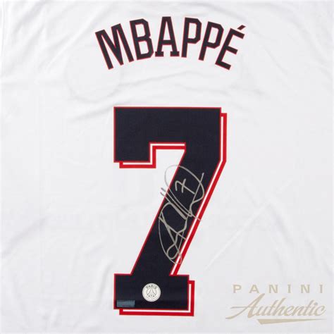 Kylian Mbappe Signed Jersey (Panini) | Pristine Auction