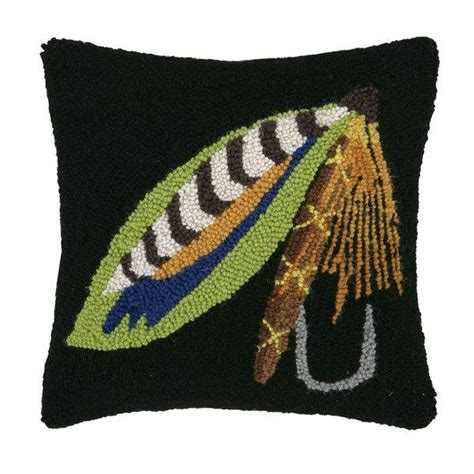 Peking Handicraft Fishing Lure In Hook Wool Throw Pillow Reviews