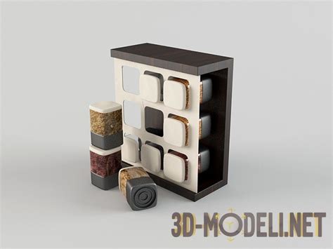 3D модель – Бокс для специй
