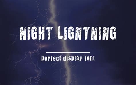 Lightning Bolt Font - Free Font Download