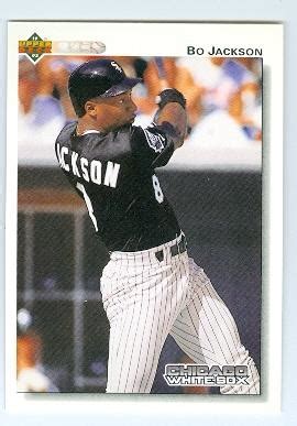 Bo Jackson Baseball Card Chicago White Sox Bo Knows Upper Deck