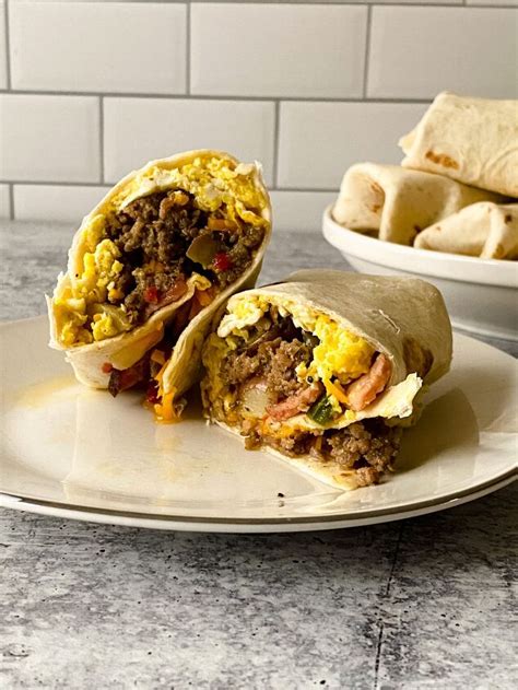 Easy Freezer Friendly Breakfast Burritos Recipe Foodtalk