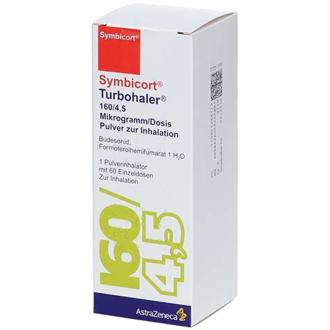 Symbicort Turbohaler 160 4 5 µg Dosis 60 Ed 1 St Mit Dem E Rezept Kaufen Shop Apotheke