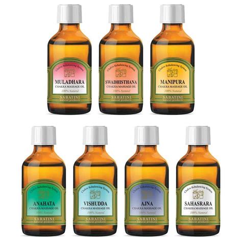 Buy Chakra Massage Oil Set Of 7 Online Spiru