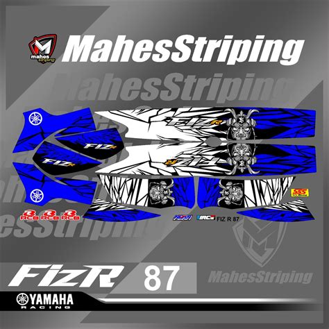 Jual Sticker Striping Lis Variasi Fiz R Semifull Desain Ms Shopee