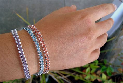 Beaded Braid Bracelet Ankle Bracelets Diy Beaded Bracelets Tutorial