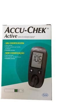 Medidor De Glicose Accu Chek Active Completo Accu Check Medidor De