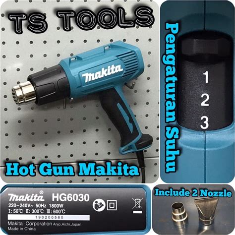 Jual Makita HG 6030 Mesin Hot Gun Heat Gun Pemanas Blower Makita HG6030