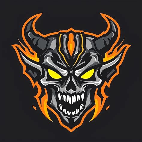 Skull Devil Head Mascot Logo Premium Ai Generated Image