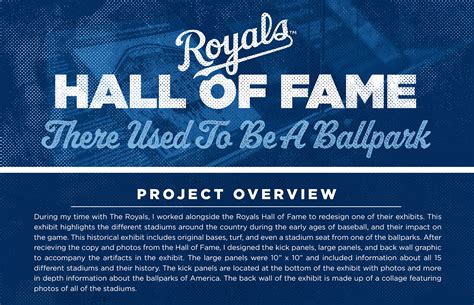 Kansas City Royals Hall Of Fame Exhibit On Behance