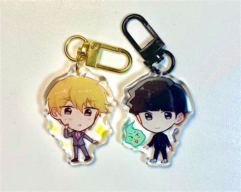 Mob Psycho 100 Charms Shigeo Kageyama Mob Reigen Arataka Etsy