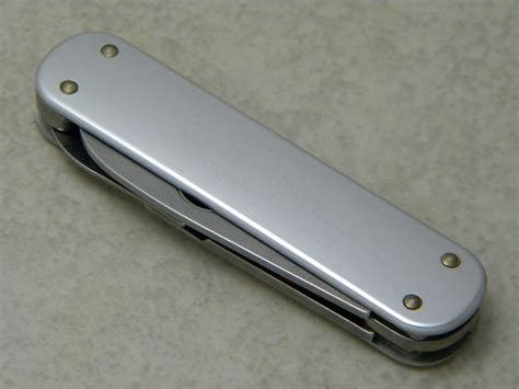 Rare Victorinox Switzerland Silver Alox 74mm Cigar Cutter Swiss Army Knife