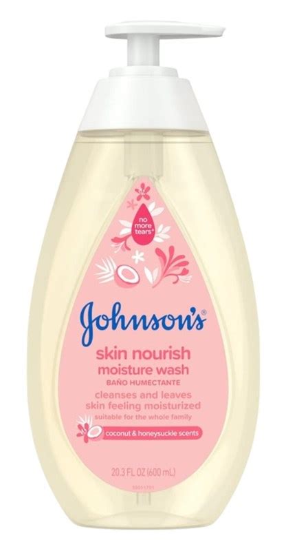 Johnsons Skin Nourish Moisture Wash Coconut Hnysuckle Oz