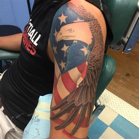 85 Best Patriotic American Flag Tattoos — I Love Usa 2019