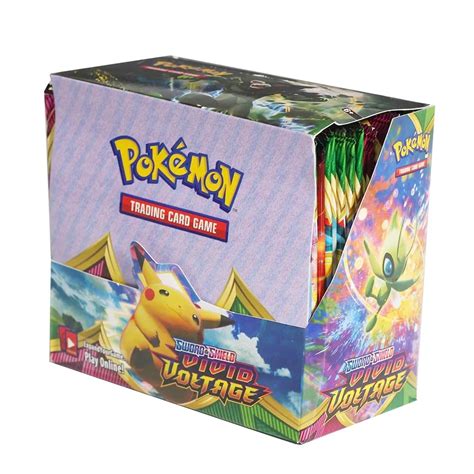 Toys Pokemon Tcg Vivid Voltage Booster Box 36 Packs Sealed Available