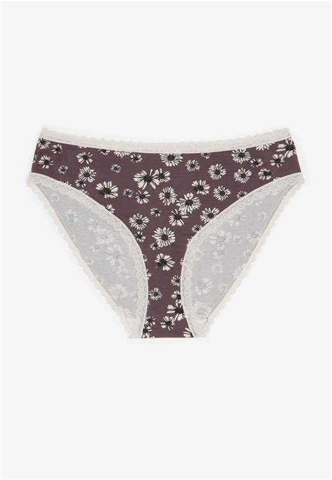 Simply Comfy Lace Trim Bikini Panty Maurices