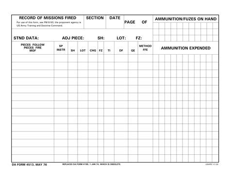 Da Form 4513 ≡ Fill Out Printable PDF Forms Online