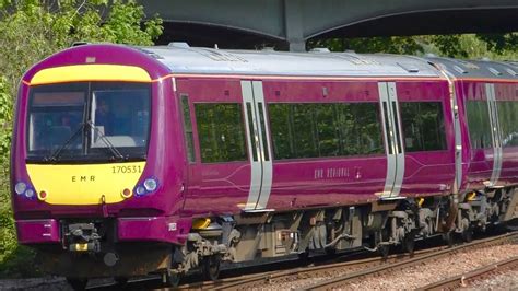 Emr Class 170s 170531 170530 At Lincoln Central Thursday 27th May 2021 Youtube