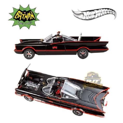 Jual Hot Wheels 1 18 Elite 1966 Batman Classic Tv Series Batmobile With Bat Di Seller