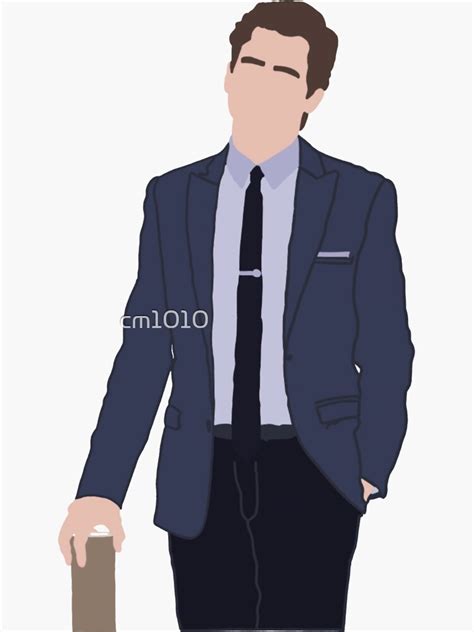 White Collar Neal Caffrey Sticker For Sale By Cm1010 Redbubble