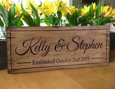 Rustic Wood Sign Personalized Distressed Carved Name Sign, Rustic Barn ...