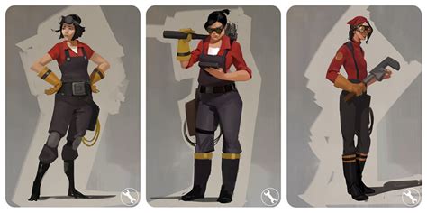 Team Fortress 2 Female Telegraph