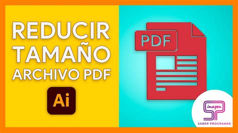 Guardar Pdf En Illustrator Con Bajo Peso Youtube