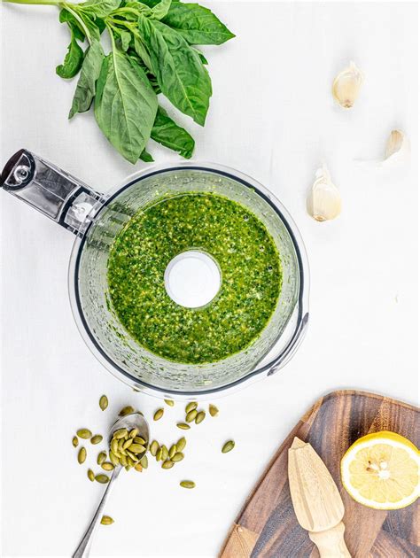 Vegan Pumpkin Seed Pesto With Parsley And Basil Drive Me Hungry