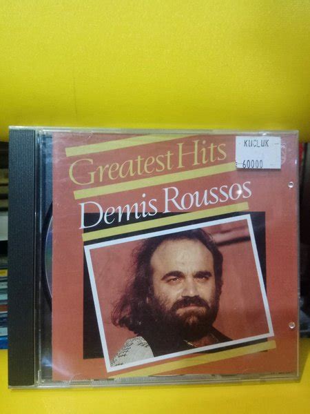 Jual CD MUSIK GREATEST HITS DEMIS ROUSSOS Di Lapak KUCLUK MUSIK Bukalapak