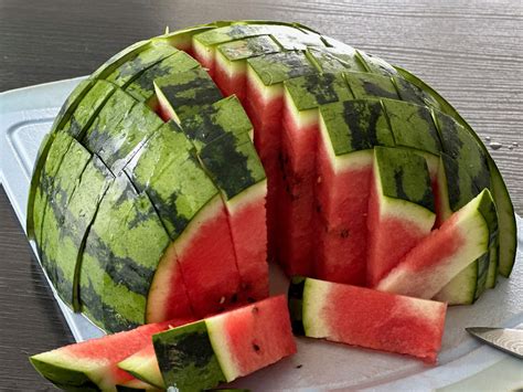 Wassermelone Schneiden Anleitung Ohne Sauerei