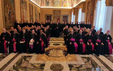 Quarto Dia Da Visita Ad Limina Apostolorum Teve Momento Santo Padre