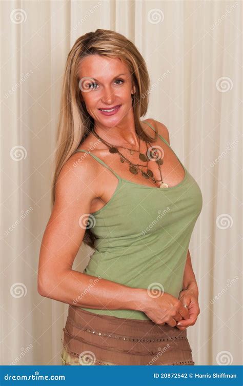 Mature Hippie Stock Photo Image Of Blond Long Adult