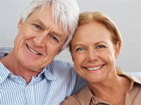 Portrait Love And Mature Couple Hug With Smile Loving And Romantic