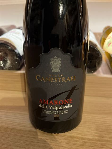 2014 Villa Canestrari Amarone Della Valpolicella Italy Veneto