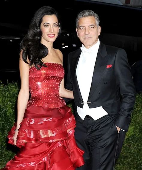 Photos Met Gala 2015 Amal Clooney Amoureuse Et Pimpante Au Bras