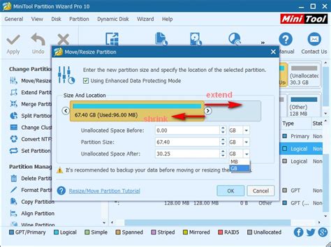 How To Move Resize Partition Minitool Partition Wizard Tutorial