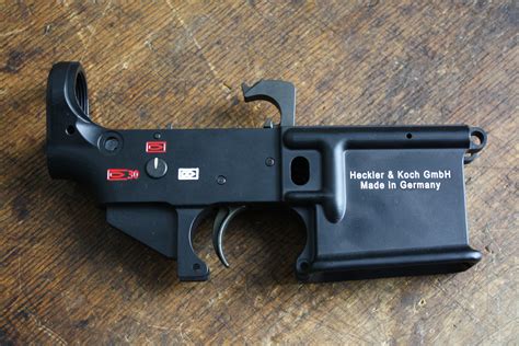 HK416 Lower mit Abzug montiert, FA militärisch, H&K fullauto