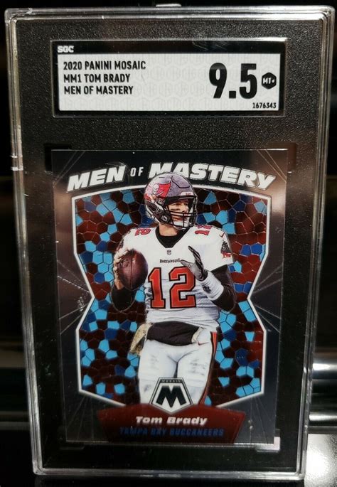 2020 PANINI MOSAIC MM1 TOM BRADY MEN OF MASTERY INVEST IN THE GOAT