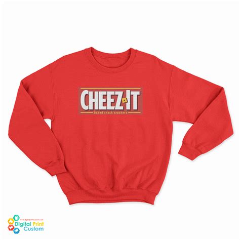 Cheez It Logo Sweatshirt For Unisex