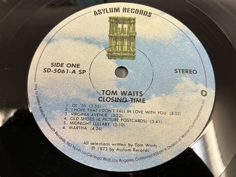 Yahoo オークション Tom Waits 中古LP US盤Tom WaitsClosing Time