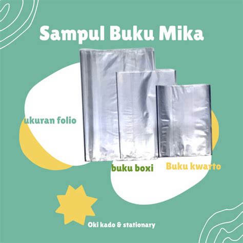 Jual Sampul Buku Plastik Mika Isi 10 Lembar Kwarto Kota Depok Oki