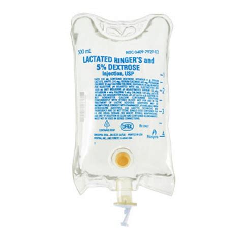 DEXTROSE 5 LACTATED RINGERS RX Products